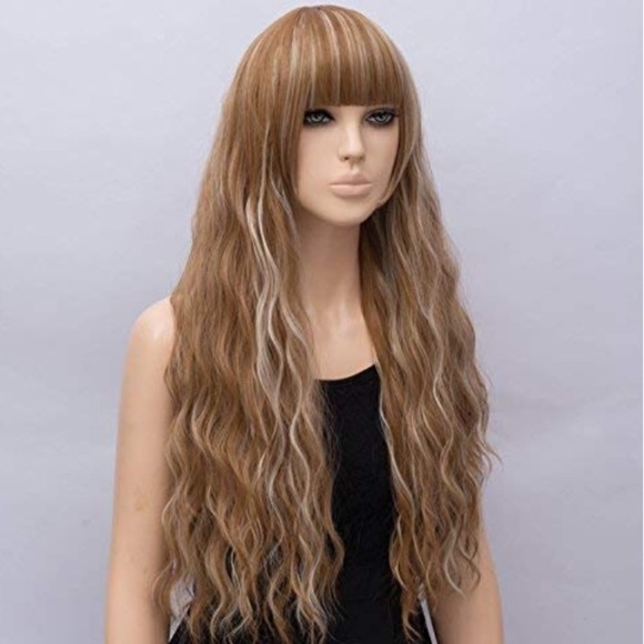 ? Siya BROWN W/ BLONDE MIX COLOR FESTIVAL Wig*NWT